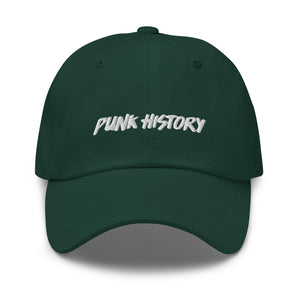 'Punk History' White Logo Cap