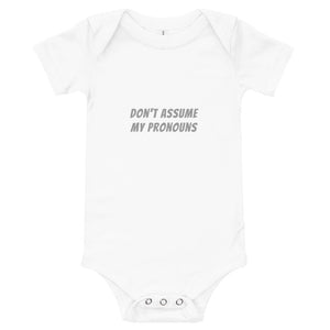 'Pronouns' Onesie