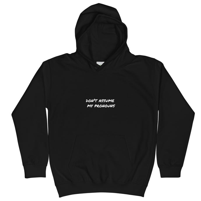 'Pronouns' Kids Hoodie