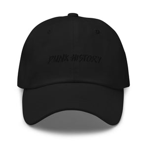 'Punk History' Black Logo Cap