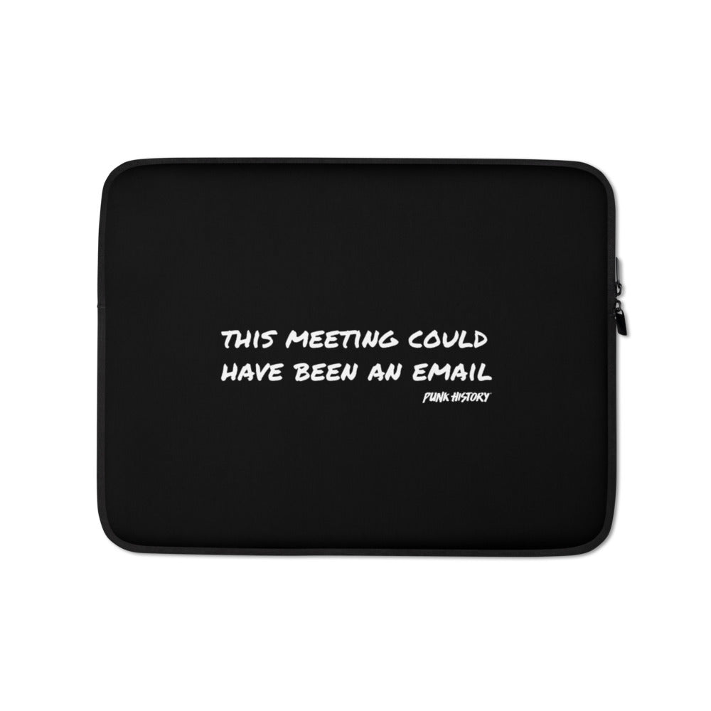 'This Meeting' Laptop Sleeve