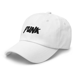 'Punk' Black Logo Cap