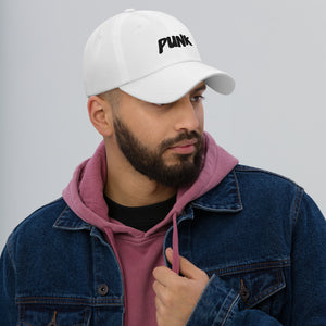 'Punk' Black Logo Cap