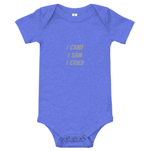 'I Cried' Onesie