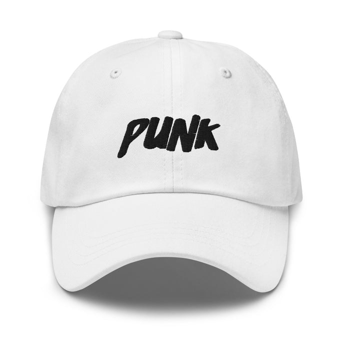 'Punk' Black Logo Cap