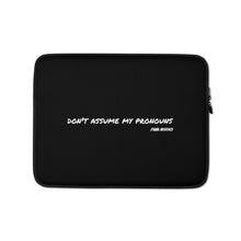 Load image into Gallery viewer, &#39;Pronoun&#39; Laptop Sleeve