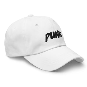 'Punk' Black Logo Cap