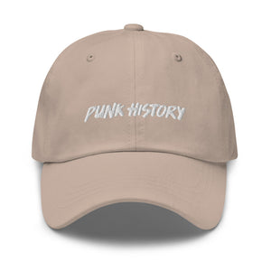 'Punk History' White Logo Cap