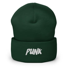 Load image into Gallery viewer, &#39;Punk&#39; White Logo Beanie