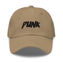 Load image into Gallery viewer, &#39;Punk&#39; Black Logo Cap