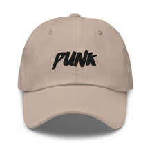 Load image into Gallery viewer, &#39;Punk&#39; Black Logo Cap