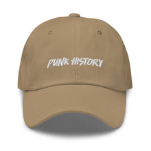 Load image into Gallery viewer, &#39;Punk History&#39; White Logo Cap