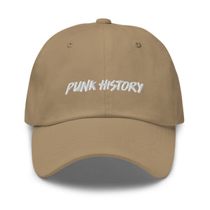 'Punk History' White Logo Cap