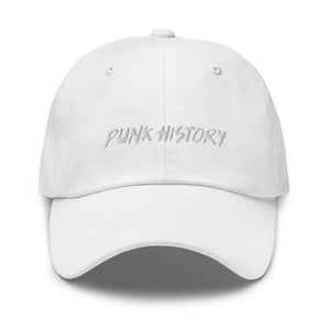 'Punk History' White Logo Cap