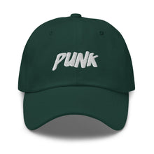 Load image into Gallery viewer, &#39;Punk&#39; White Logo Cap