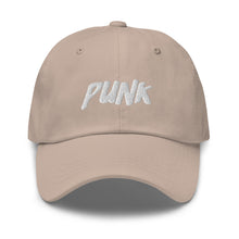 Load image into Gallery viewer, &#39;Punk&#39; White Logo Cap