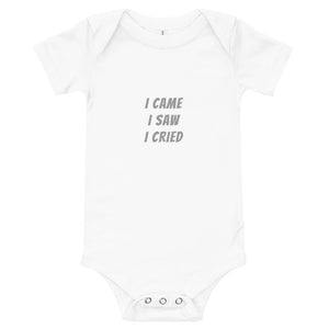 'I Cried' Onesie