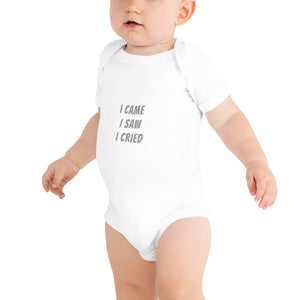 'I Cried' Onesie