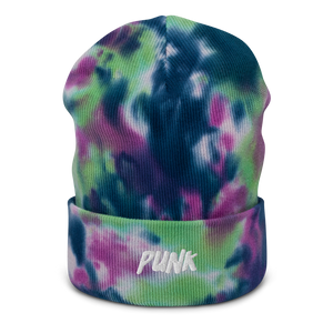 'Punk' Tie-dye Beanie